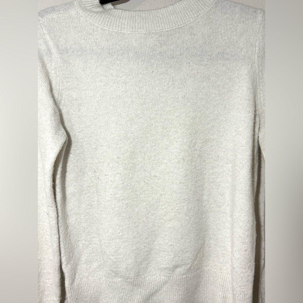 LOFT Outlet Shimmer Bow-Back Sweater | Size Small - Picture 2 of 5